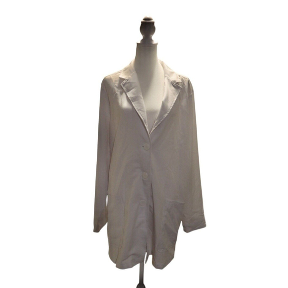 Healing Hands XL Purple Label 31 Inch Notched Collar Lab Coat‎ 5053 - Picture 1 of 4